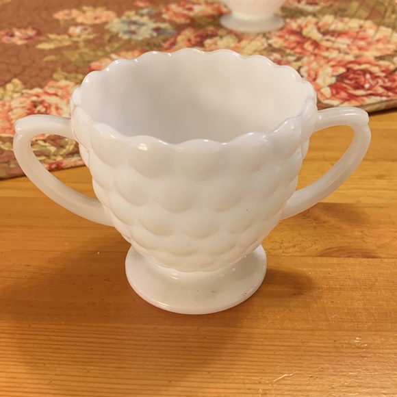 Anchor Hocking, creamer and sugar set, EUC - Picture 8 of 13